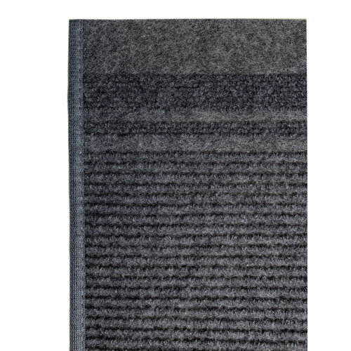 Ebern Designs Light Weight Indoor / Outdoor Slip Resistant Gray Rug